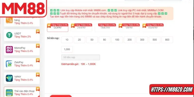 Thẻ cào tiện lợi, dễ thực hiện ở bất cứ nơi nào